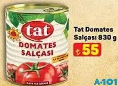 TAT DOMATES SALÇASI 830 G fiyat ve kampanya bilgisi